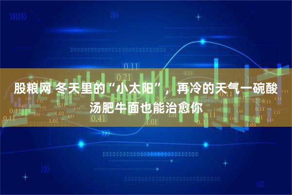 股粮网 冬天里的“小太阳”，再冷的天气一碗酸汤肥牛面也能治愈你